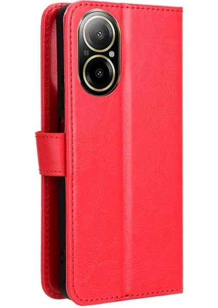 Realme 12 Lite 4g Için Kılıf Kart Tutucu Cüzdan Manyetik Kapak Çevirin (Yurt Dışından)