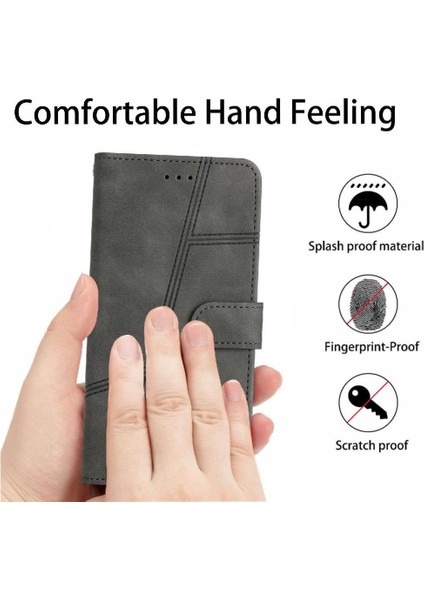 Oppo Bulmak Için Flip Case X5 Bilek Kayışı Flip Folio Tam Koruma Cüzdan (Yurt Dışından)