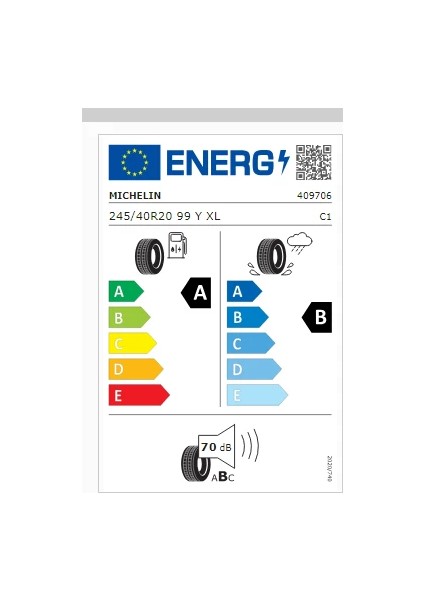 245/40 R20 99W Xl Tl E Prımacy St I Acoustıc Mı Oto Yaz Lastiği (Üretim Yılı: 2024) fiyatları