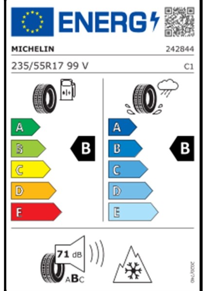 235/55 R17 99V Crossclimate 2 Oto Dört Mevsim Lastiği ( Üretim Yılı: 2024 ) modelleri