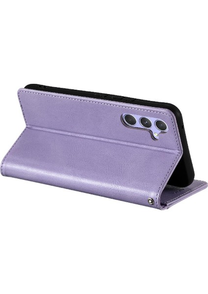 Manyi Mall Samsung Galaxy A34 5g Pu Deri 6 Kart Yuvaları Kickstand Için Flip Case (Yurt Dışından)