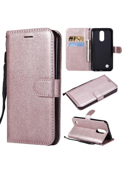 Lg K10 2017 Iş Cüzdan Telefon Kılıfı Için Flip Case Yüksek Kalite Deri (Yurt Dışından)