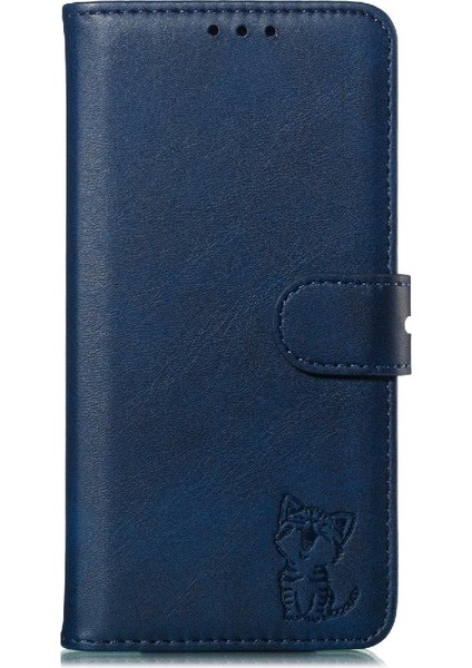 Huawei Mate 20 Lite Için Cüzdan Durumda Kickstand Manyetik Kapatma Kabartmalı (Yurt Dışından)