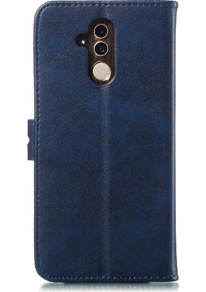 Huawei Mate 20 Lite Için Cüzdan Durumda Kickstand Manyetik Kapatma Kabartmalı (Yurt Dışından)