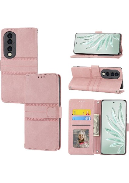 Onur Için Flip Case 80 Pro Pu Deri Manyetik Kapatma Cüzdan Kılıf (Yurt Dışından)