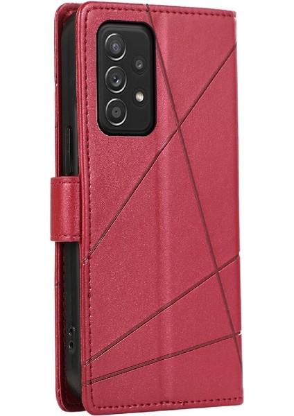 Samsung Galaxy A52 5g Üç Kart Yuvaları Darbeye Kickstand Için Flip Case (Yurt Dışından)