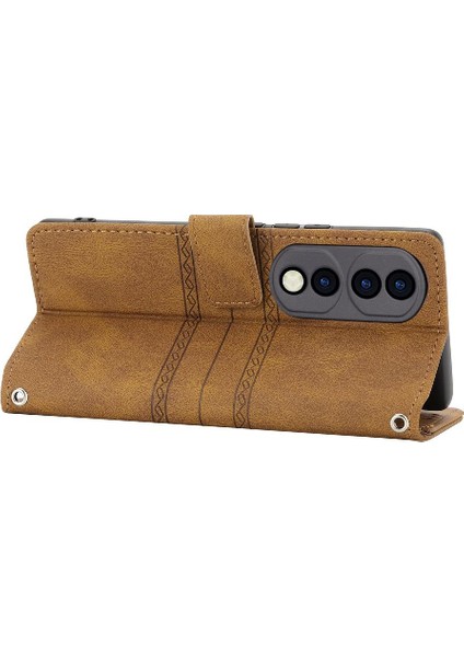 Onur Için Flip Case 80 Pro Pu Deri Manyetik Kapatma Cüzdan Kılıf (Yurt Dışından)