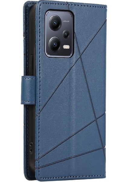 Xiaomi Redmi Not 12 Için Flip Case 5g Kickstand Şok Emici Üç (Yurt Dışından)