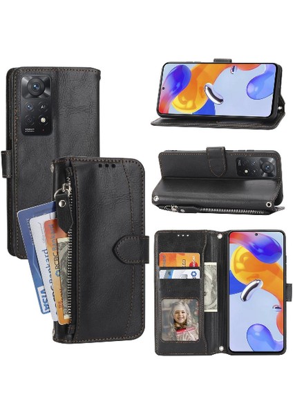 Xiaomi Redmi Not 11E Pro Pu Deri Manyetik Kapatma Askısı Için Flip Case (Yurt Dışından)