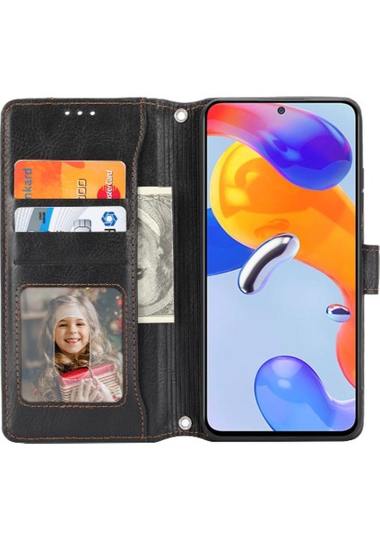 Xiaomi Redmi Not 11E Pro Pu Deri Manyetik Kapatma Askısı Için Flip Case (Yurt Dışından)
