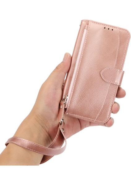 Xiaomi Redmi Not 11 Için Flip Case 4g Kickstand Kayış Pu Deri Kart (Yurt Dışından)