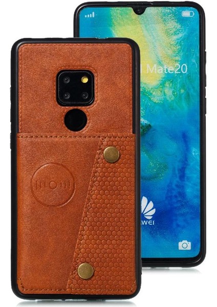 Manyi Mall Huawei Mate 20 Darbeye Koruyucu Kickstand Buit Için Cüzdan Kılıf (Yurt Dışından)