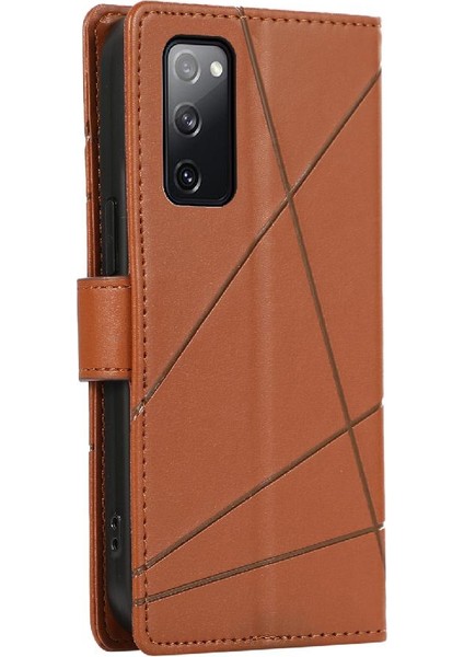 Samsung Galaxy S20 Fe Kickstand Üç Kart Yuvaları Şok Için Flip Case (Yurt Dışından)
