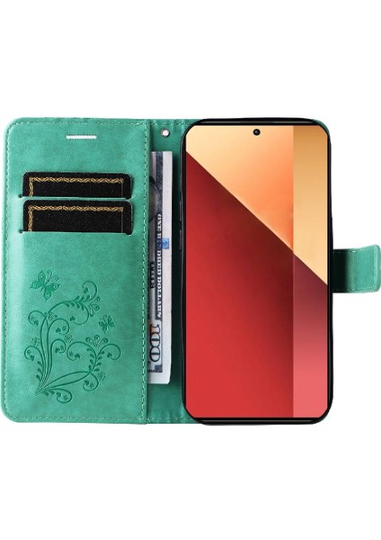 Xiaomi Poco M6 Pro 4g Için Flip Case Pu Deri Kart Yuvası Standı ile Çevirin (Yurt Dışından)