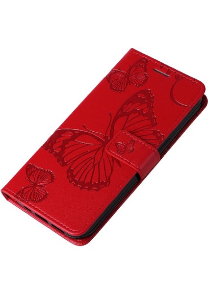 Xiaomi Poco M6 Pro 4g Için Flip Case Pu Deri Kart Yuvası Standı ile Çevirin (Yurt Dışından)