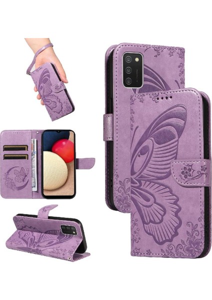 Samsung Galaxy A02S Ayrılabilir El Kayışı ile Yüksek Kalite Için Flip Case (Yurt Dışından)