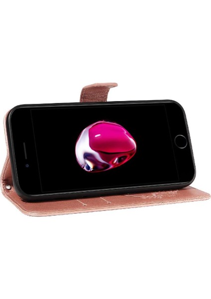 IPhone 6 Için Flip Case Artı/6s Artı Kredi Kartı Yuvası ile Kabartmalı El (Yurt Dışından) modelleri