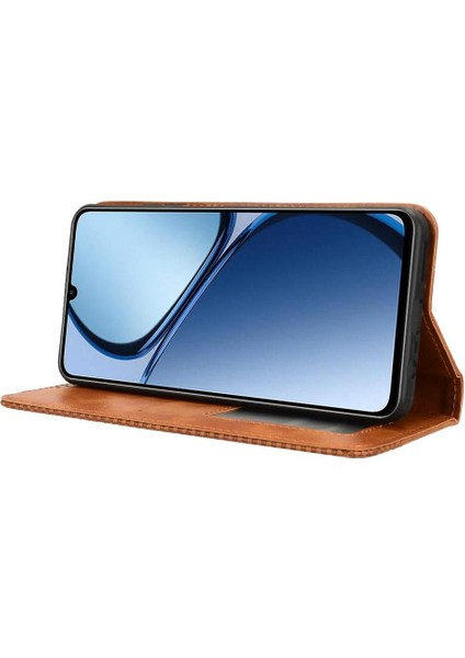 Realme C61 4g Manyetik Kapatma Cüzdan Pu Deri Kılıf (Yurt Dışından) fırsatları