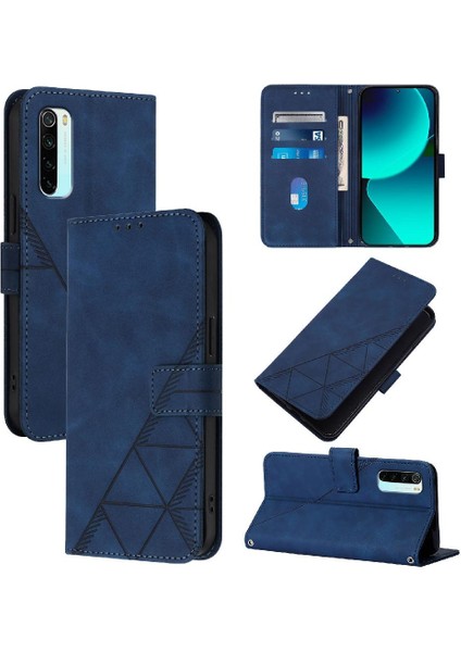 Xiaomi Redmi Not 8 Flip Folio Kitap Koruyucu Pu Deri Kredi (Yurt Dışından)