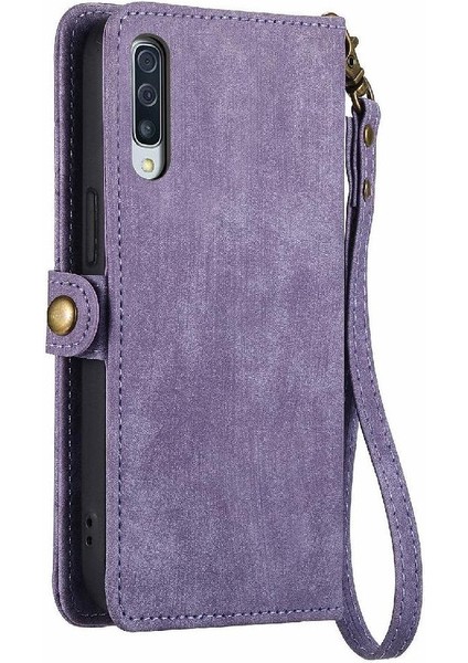 Samsung Galaxy A30S Flip Kapak Için Flip Case Basit Iş Cüzdan Kılıf (Yurt Dışından)