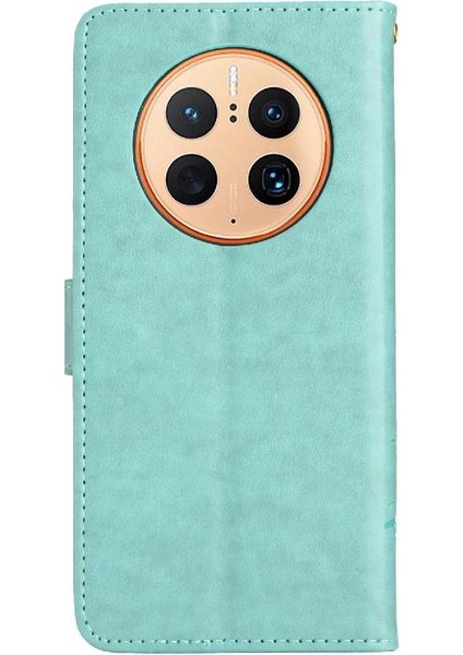 Huawei Mate 50 Pro Için Filp Durumda Manyetik Kapatma Kart Tutucu Bilek Kayışı (Yurt Dışından)