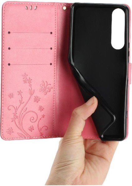 Sony Xperia 5 V Kickstand Kart Tutucu Için Filp Durumda Manyetik Kapatma Bilek (Yurt Dışından) indirimleri