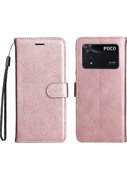 Xiaomi Poco M4 Pro 4g Için Flip Case Yüksek Kalite Deri Iş Cüzdan (Yurt Dışından)