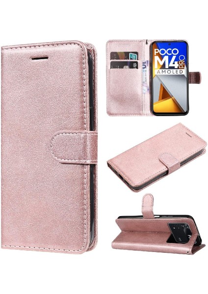 Xiaomi Poco M4 Pro 4g Için Flip Case Yüksek Kalite Deri Iş Cüzdan (Yurt Dışından)