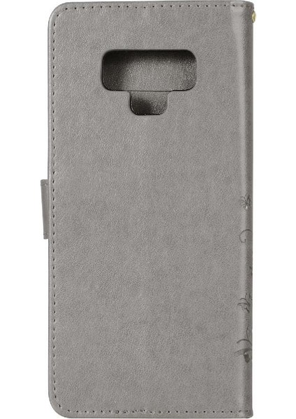 Samsung Galaxy Not 9 Bilek Kayışı Için Filp Durumda Kart Tutucu Kickstand Pu (Yurt Dışından)