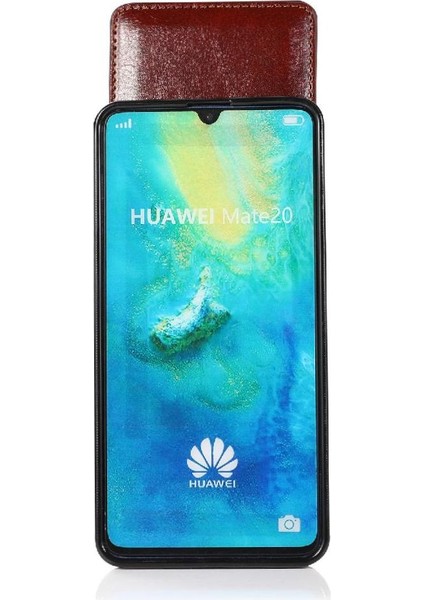 Manyi Mall Kredi Manyetik Toka Kickstand ile Huawei Mate 20 Pro ile Uyumlu (Yurt Dışından)