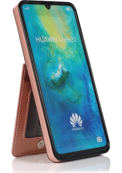 Manyi Mall Kredi Kartı Tutucu Manyetik Toka ile Huawei Mate 20 ile Uyumlu (Yurt Dışından)