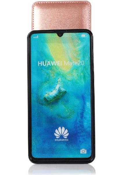 Manyi Mall Kredi Kartı Tutucu Manyetik Toka ile Huawei Mate 20 ile Uyumlu (Yurt Dışından)