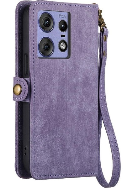 Motorola Kenar 50 Pro Için Flip Case Kapak Cüzdan Darbeye Basit (Yurt Dışından) fırsatları