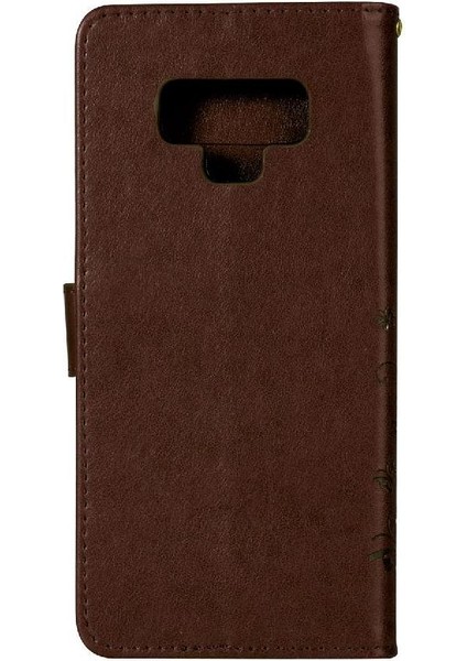 Samsung Galaxy Not 9 Bilek Kayışı Için Filp Durumda Kart Tutucu Kickstand Pu (Yurt Dışından)