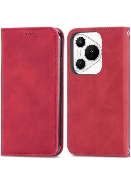 Huawei Pura 70 Için Flip Case Darbeye Kapak Basit Iş Cüzdan (Yurt Dışından)