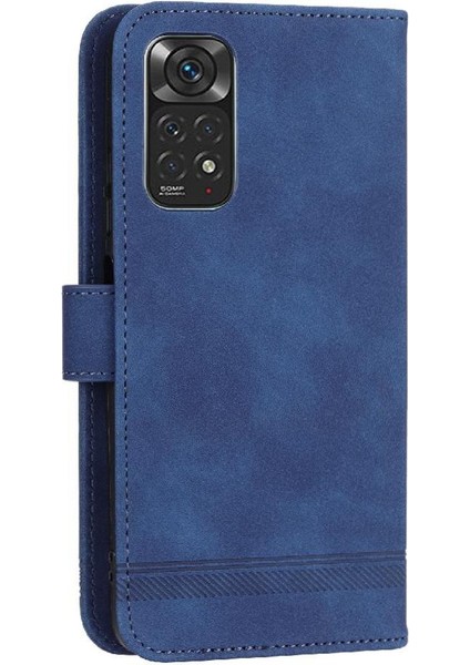 Xiaomi Redmi Not 11 Için Flip Case 4g Premium Manyetik Kapatma Bileklik (Yurt Dışından)