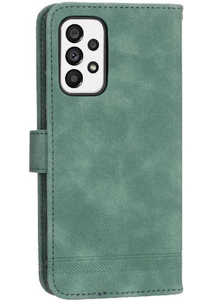 Samsung Galaxy A73 Kart Yuvaları Için Flip Case Bileklik Nakit Cep Prim (Yurt Dışından)