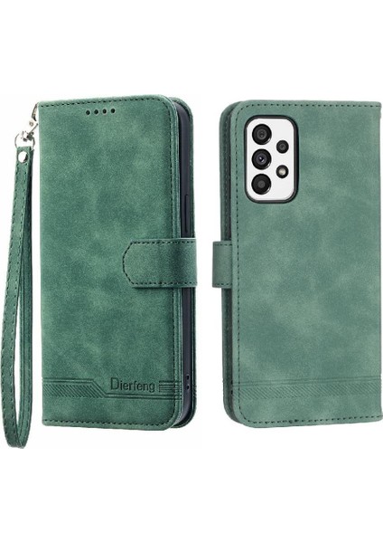 Samsung Galaxy A73 Kart Yuvaları Için Flip Case Bileklik Nakit Cep Prim (Yurt Dışından)
