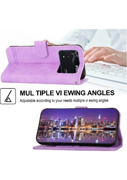 Xiaomi Poco M4 Pro 4g Manyetik Kapatma Nakit Cep Premium Için Flip Case (Yurt Dışından)