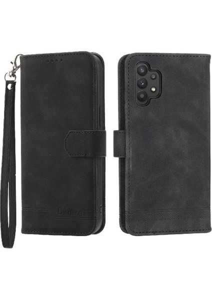 Samsung Galaxy A32 4g Bileklik Premium Kart Yuvaları Manyetik Için Flip Case (Yurt Dışından) indirimleri