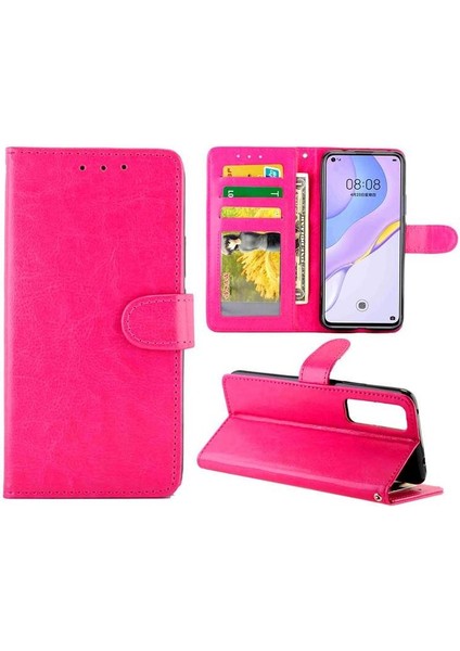 Huawei Nova 7 5g Kickstand Darbeye Manyetik Kapatma Kartı Için Flip Case (Yurt Dışından)