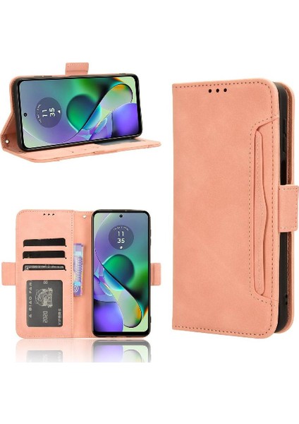 Motorola Moto G54 5g Deri Cüzdan Kapak Manyetik Kapatma Kartı (Yurt Dışından)