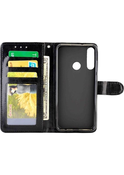 Huawei Y6P Kickstand Pu Deri Darbeye Dayanıklı Kart Tutucu Için Flip Case (Yurt Dışından) fırsatları