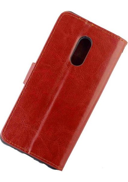 Realme x Kickstand Kart Tutucu Pu Deri Darbeye Dayanıklı Için Flip Case (Yurt Dışından)