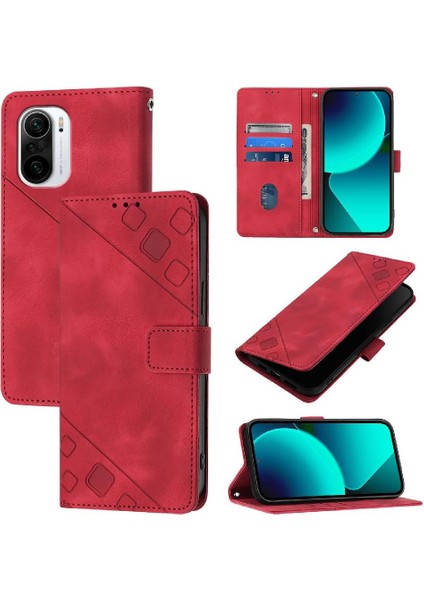 Xiaomi Mi 11I Cüzdan Kapak Çevirin Manyetik Deri Kart Tutucu (Yurt Dışından)