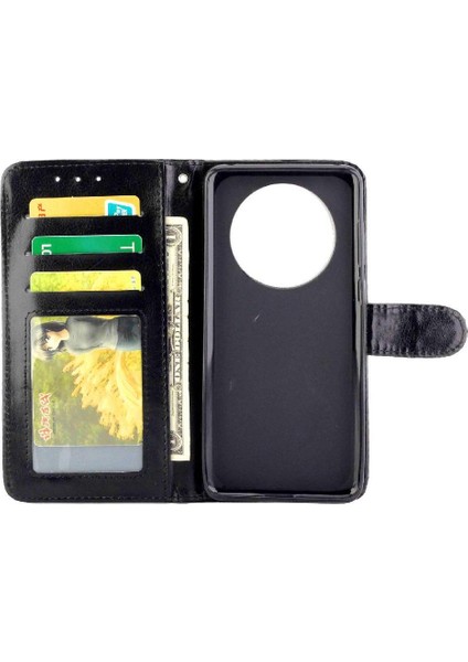 Huawei Mate 50 Pro Için Flip Case Manyetik Kapatma Pu Deri Kickstand (Yurt Dışından)