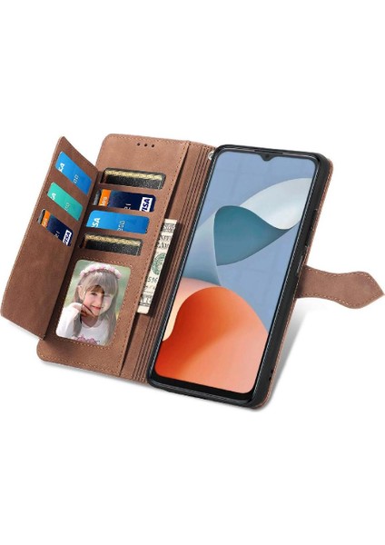 Zte A34 Cüzdan Flip Fermuar Tarzı Çoklu Kart Yuvası Çok Renkli Flip Case (Yurt Dışından) modelleri