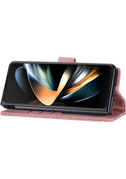 Samsung Galaxy Z Için Flip Case Fold 3 Kart Yuvaları Nakit Cep Prim (Yurt Dışından)