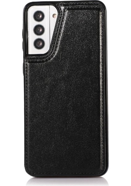 Samsung Galaxy S21 Artı Çift Manyetik Toka Kart Yuvaları Için Cüzdan Kılıf (Yurt Dışından) modelleri