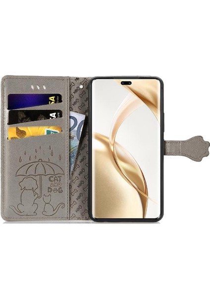 Onur Için Flip Case 200 Pro Kısa Kayış Deri Kılıf Darbeye Karikatür (Yurt Dışından)